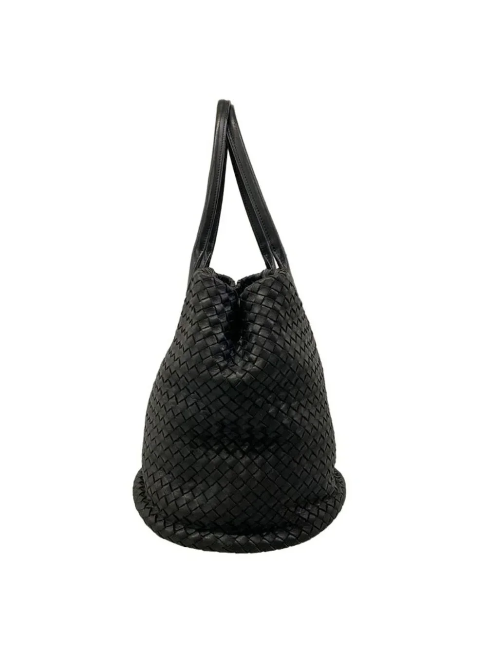 Bottega Veneta Tote Intrecciato Black Leather